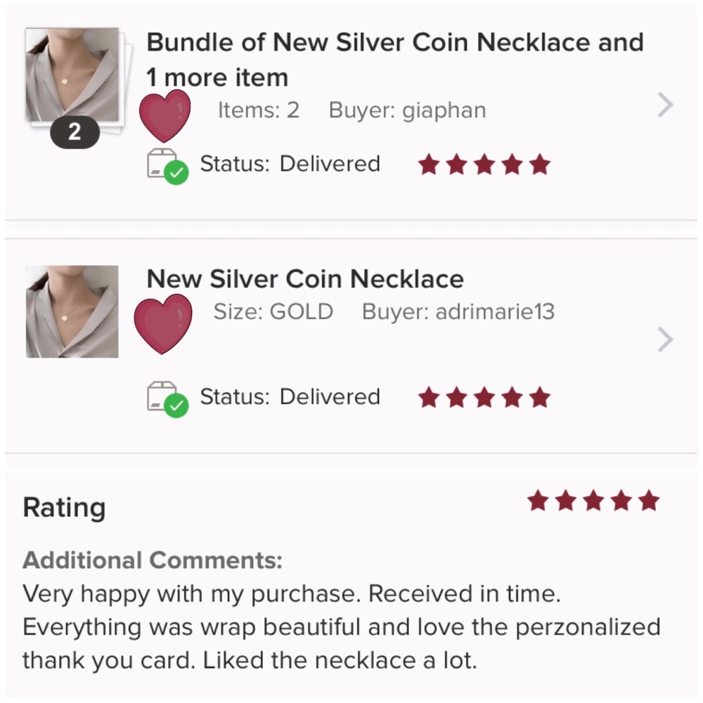 ♡ Single Coin ♡ Necklace - Picture 7 of 8